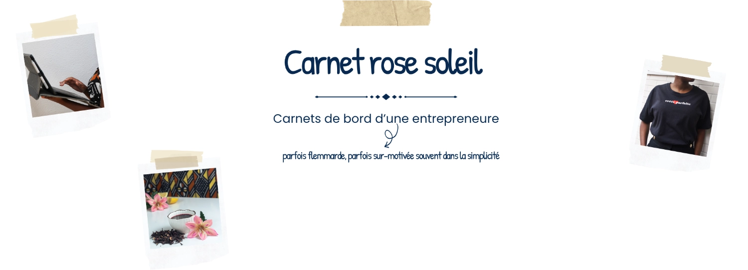 carnet de bord d'une entrepreneure